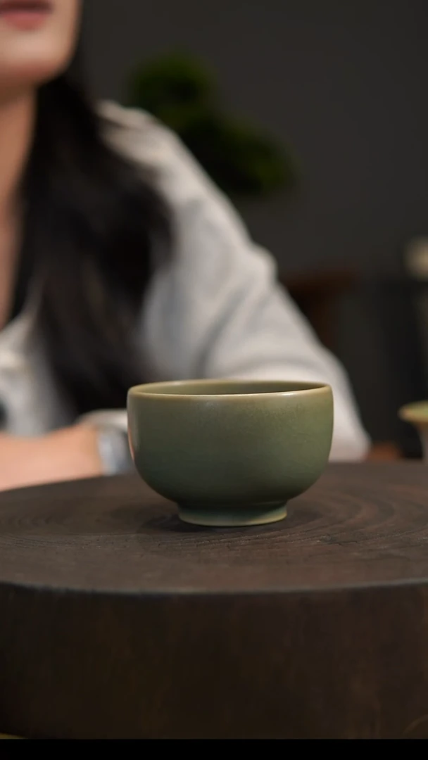 杯子罗汉杯 汝州原产地  原矿老釉