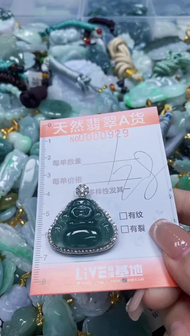 翡翠未镶嵌颈饰闪购0000929