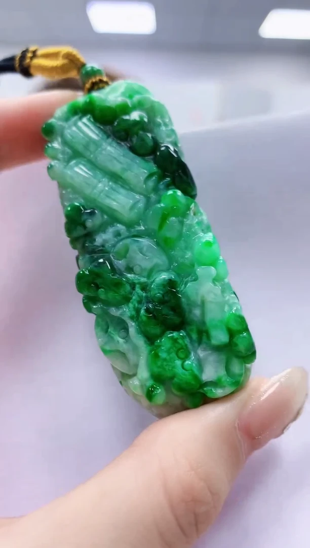 未镶嵌定制翡翠5159jw-毛货挂件29