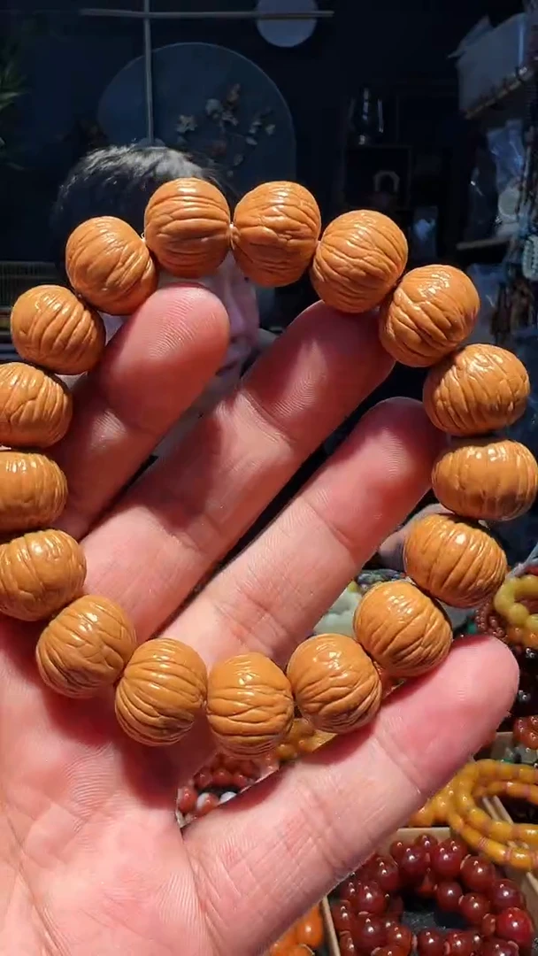 【闪购商品】猴头核桃手串土豪单圈