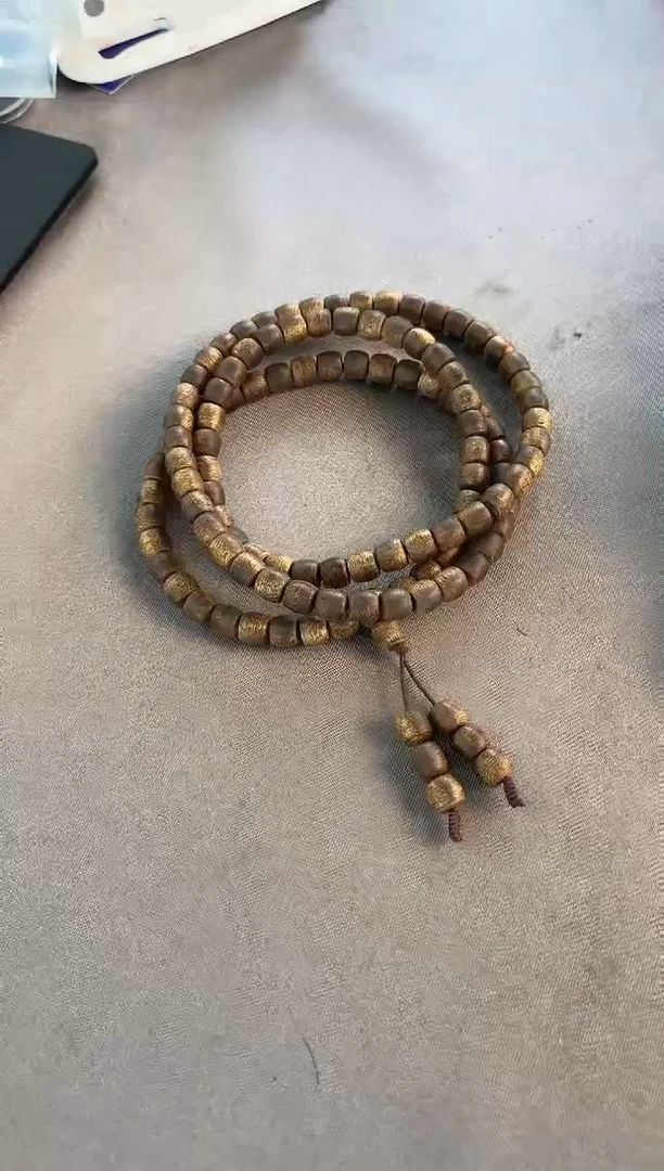 手串沉香紫奇08鼓珠多圈多样性发一