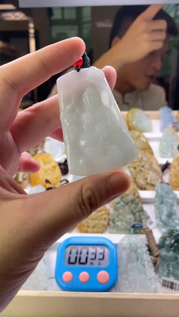 翡翠未镶嵌吊坠(不含链)天然翡翠