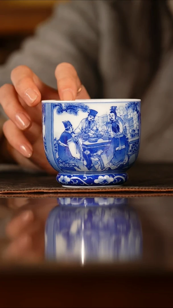 瓷瓷姑娘燕鸿开物张松献地图杯