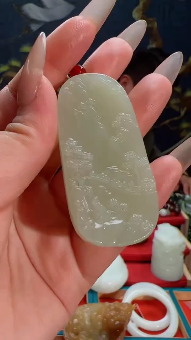 【闪购商品】和田玉吊坠未镶嵌1