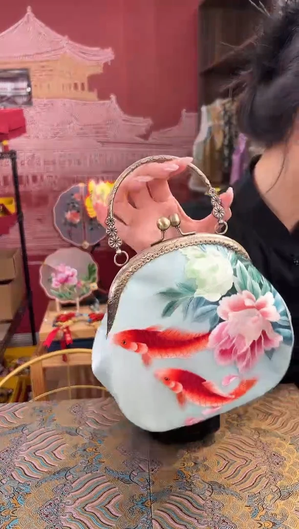 【闪购商品】刺绣苏绣手工刺绣包包