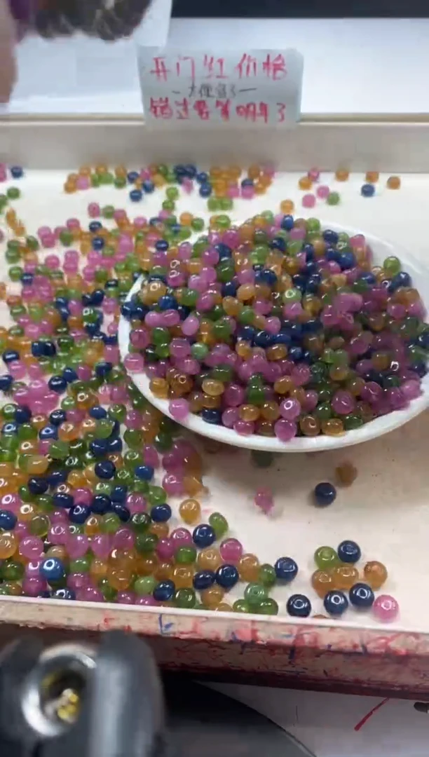 【闪购商品】碧玺颈饰未镶嵌w2099碧*玺算盘6*3mm*30颗