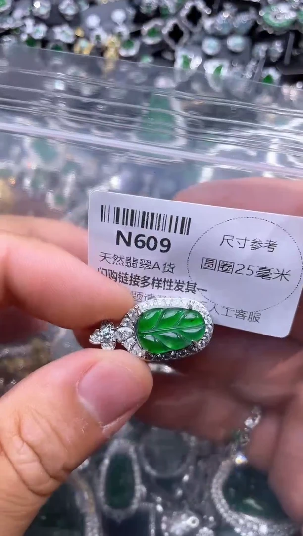 【闪购商品】翡翠颈饰未镶嵌N609吊坠