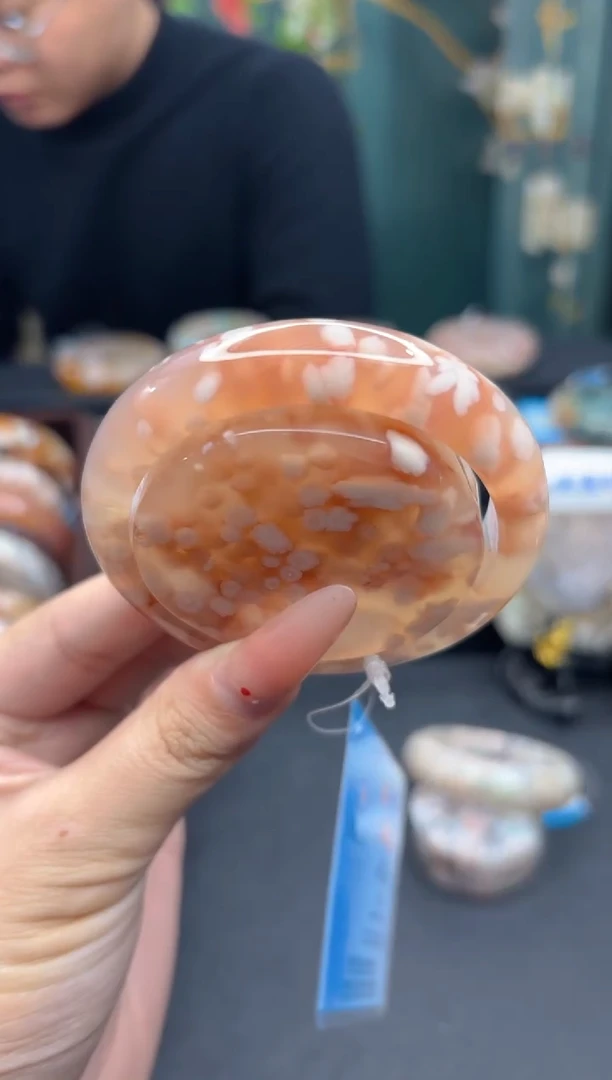 【闪购商品】石英质玉手镯未镶嵌796（55圈赠送镯心）