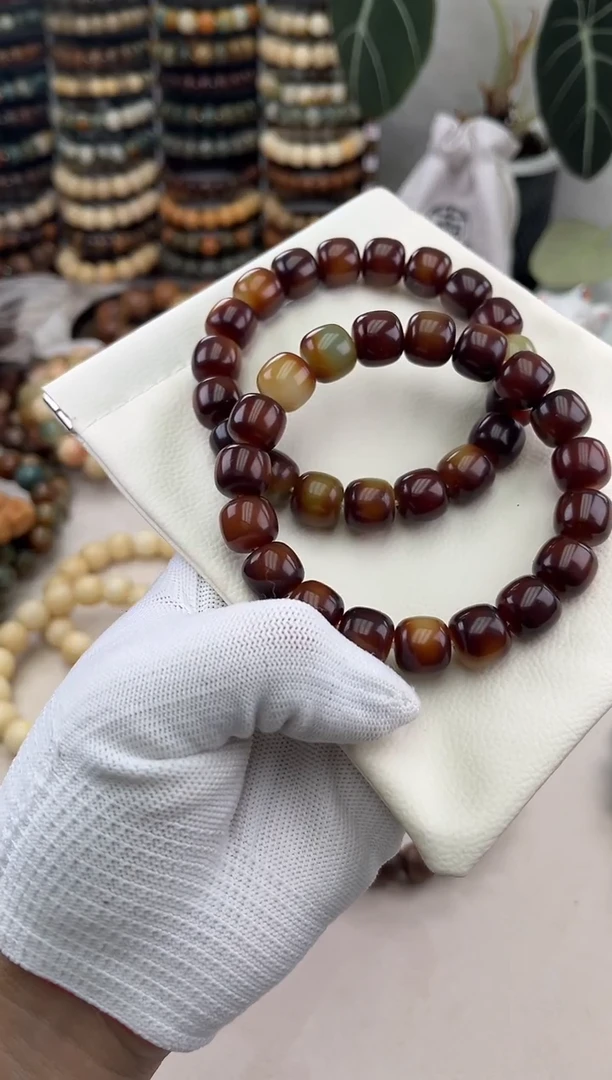 菩提根/象牙果手串a464卡13 油膏