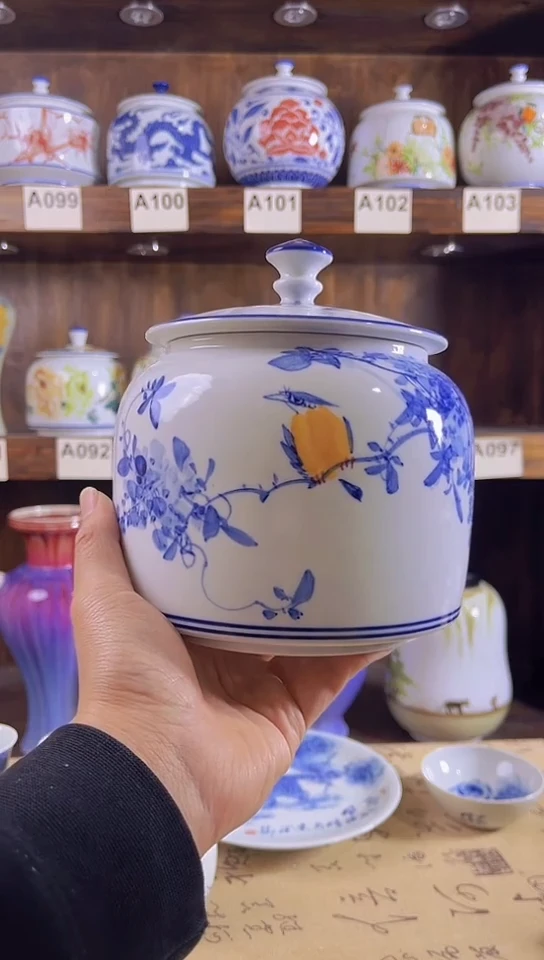 迎君陶瓷纯手工手绘     双12福利   微瑕