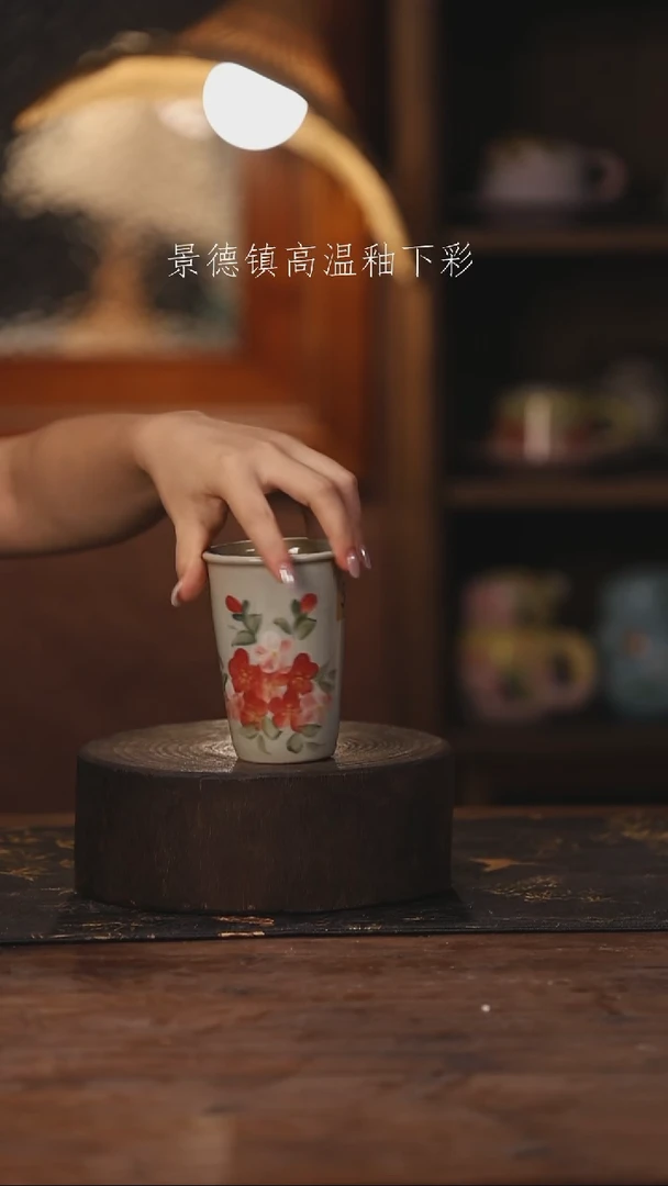 陶瓷景德镇高温釉下手绘陶瓷540