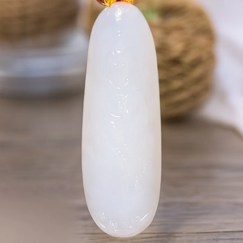 和田玉未镶嵌吊坠(不含链)