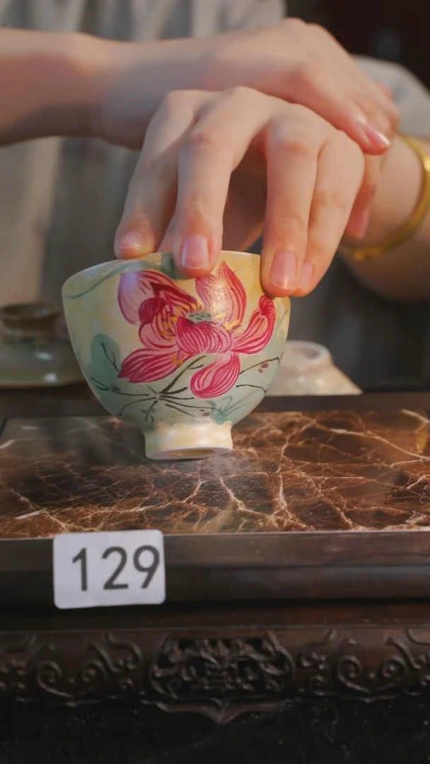 杯子等烟雨陶瓷手作主人杯129
