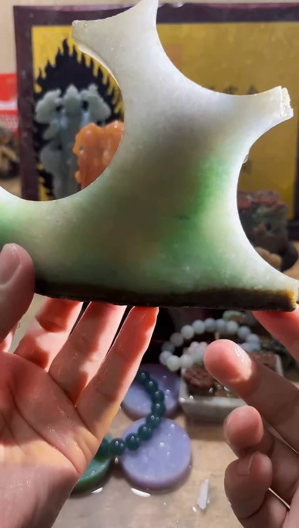 未镶嵌挂件翡翠A货常星7775