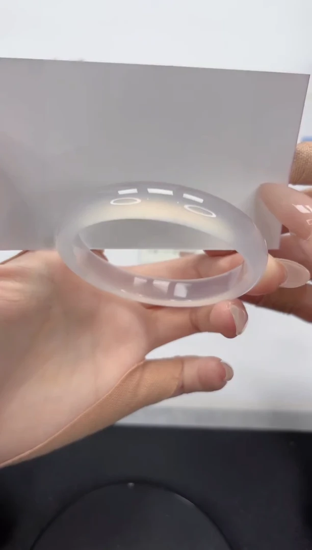 【闪购商品】石英质玉手镯未镶嵌A213-54.4