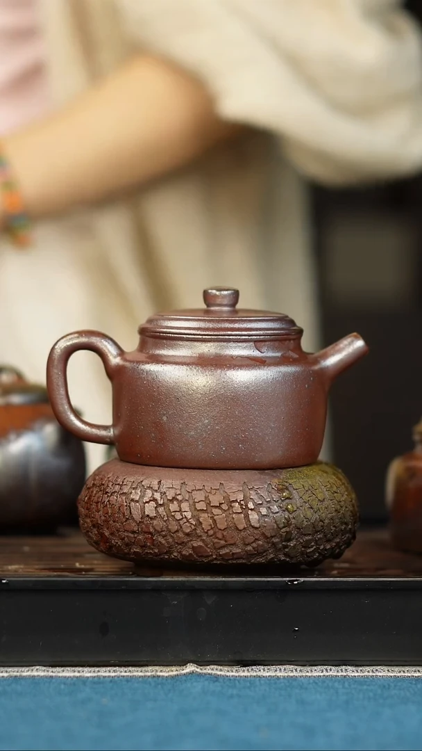 茶壶紫砂柴烧紫砂德钟180cc