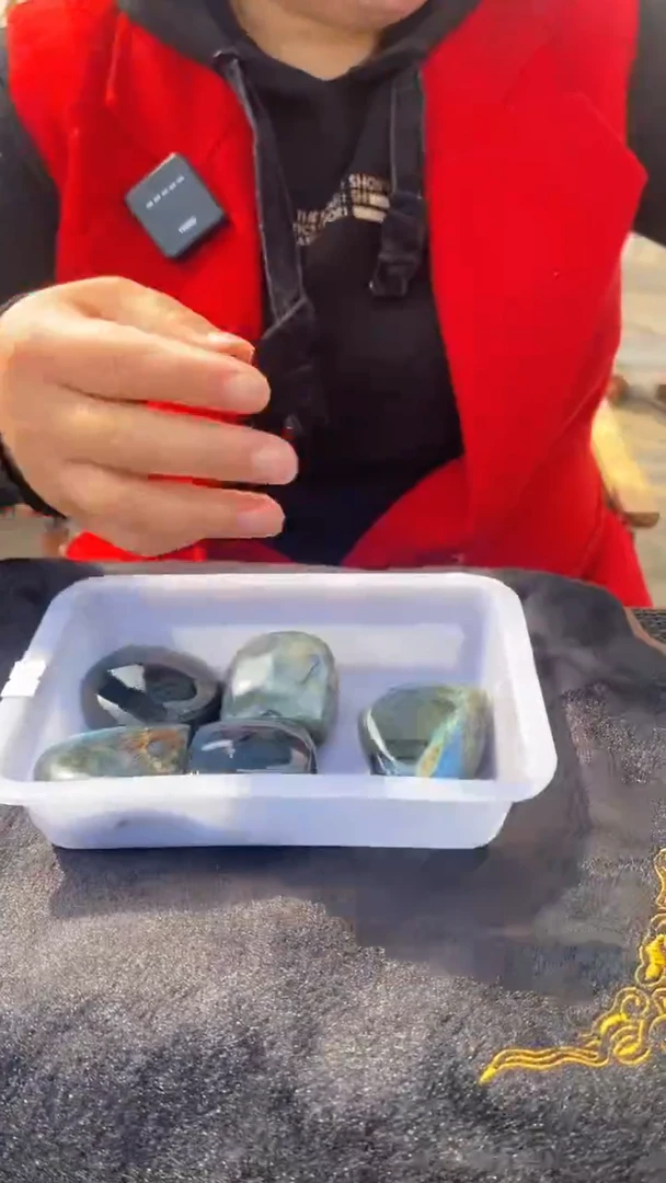 【闪购商品】拉长石原石未镶嵌拉长原石D73多样性发其一140-150