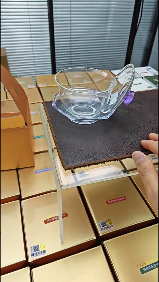 【闪购商品】禾器沁莲盖碗浅紫色