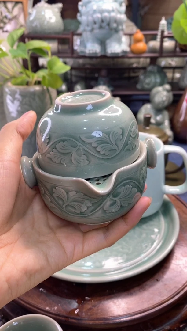 耀州窑 旗袍快客 高阿尼 微瑕 1只