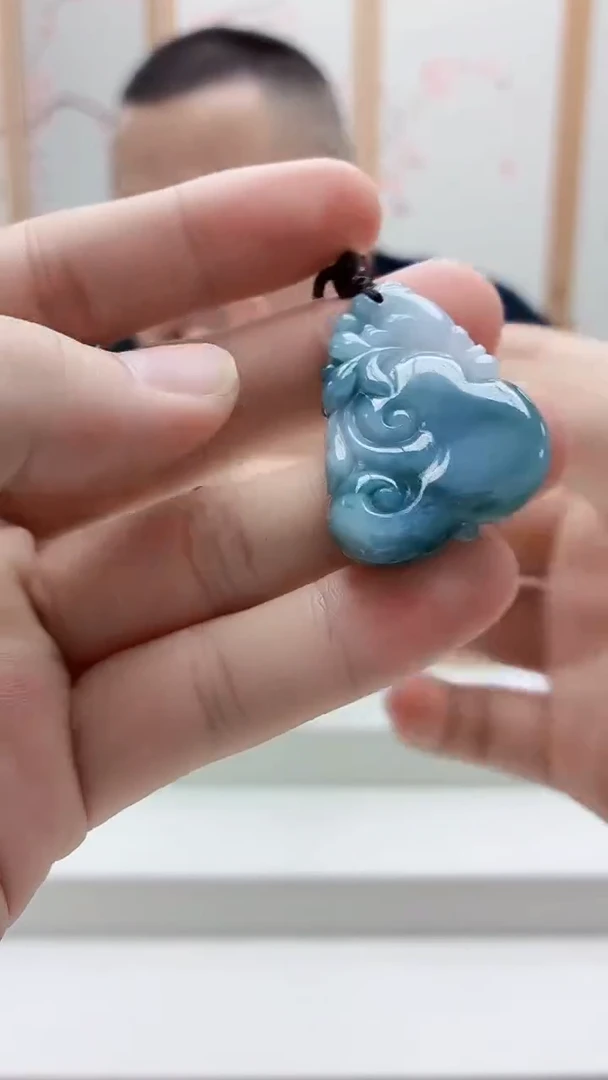 未镶嵌定制翡翠5167bb-毛货挂件23