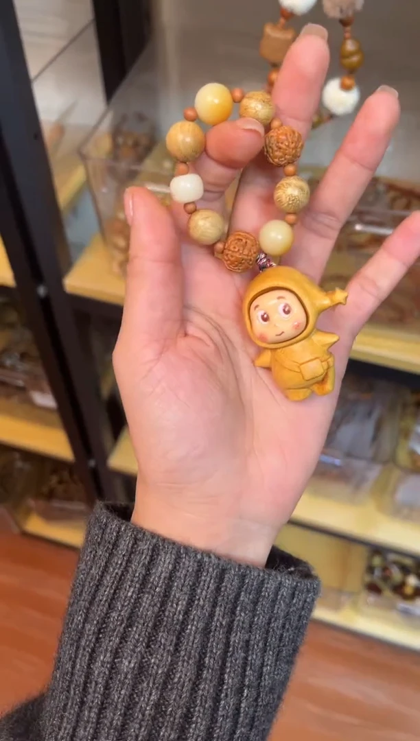 木质类星星人 站立版+龙虾扣