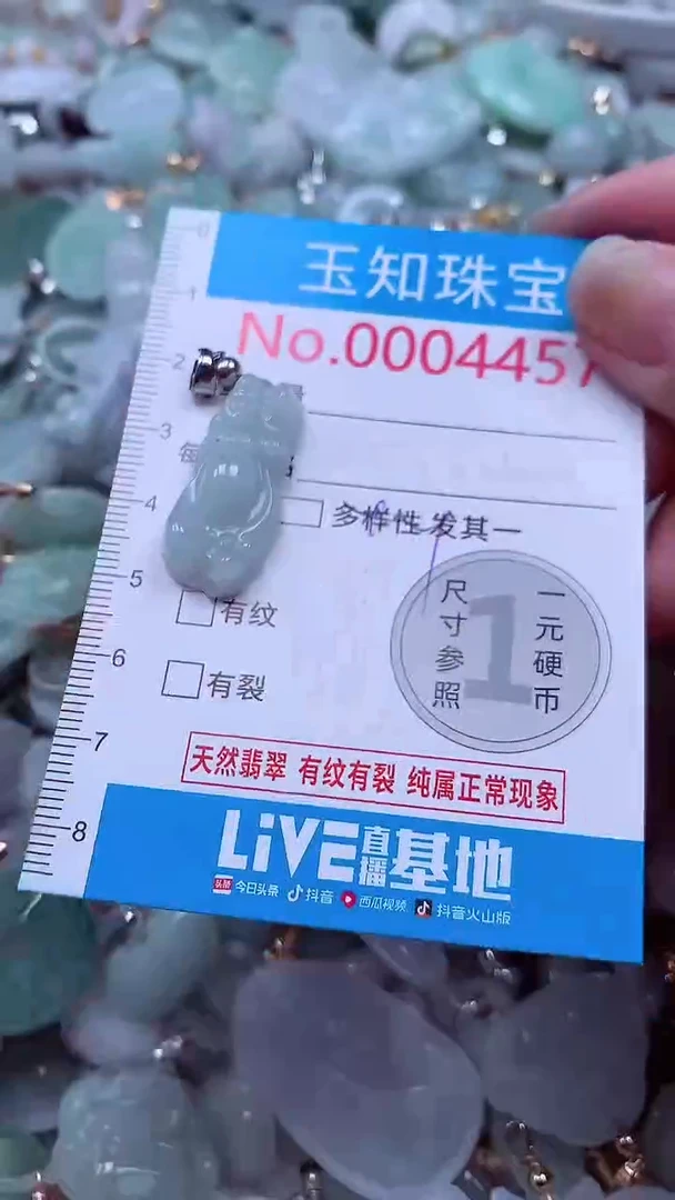 吊坠(不含链)未镶嵌翡翠4457