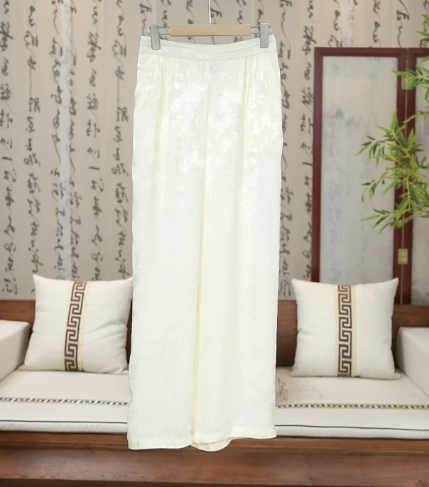 【裤子】新款春夏新中式国风时尚百搭直筒裤