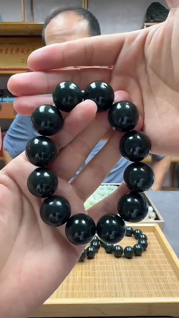 手链未镶嵌和田玉20黑青
