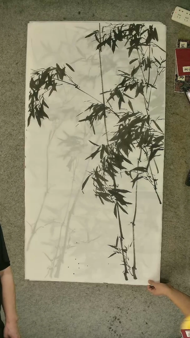 国画用****3四尺整张 墨竹
