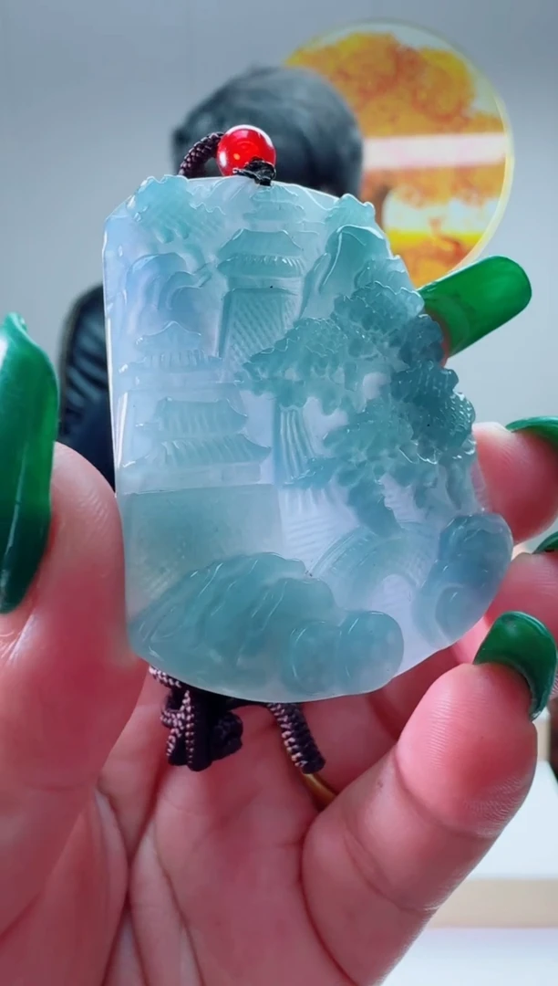 翡翠未镶嵌颈饰多样性随机发其一