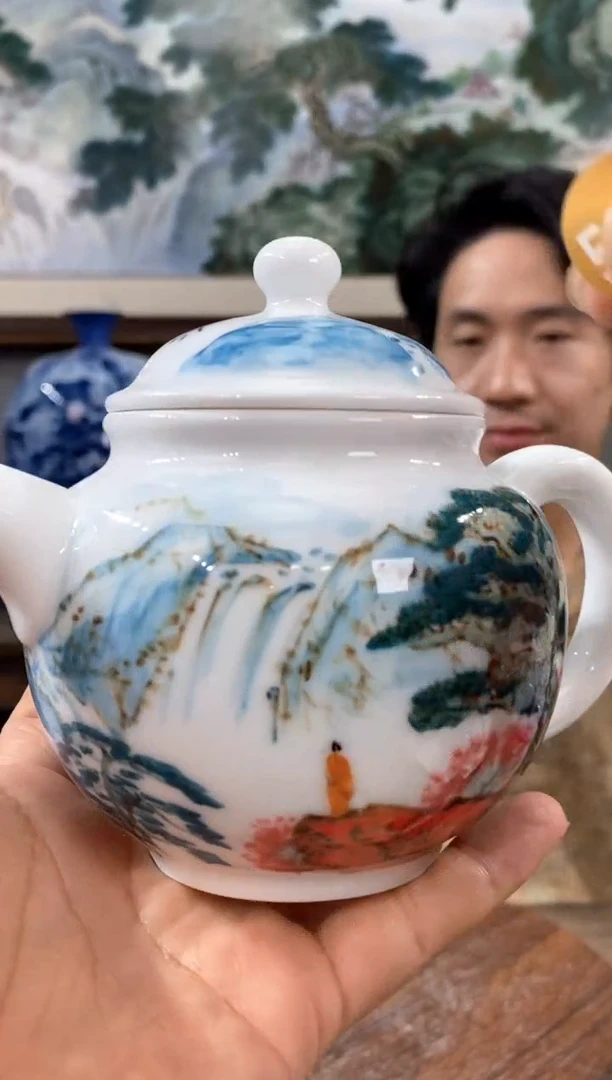 吴义松陶瓷联盟手绘陶瓷编号：5025
