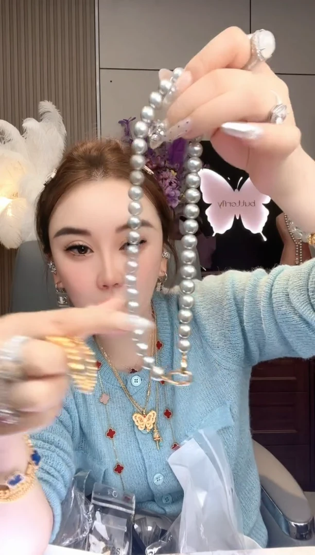 铁合金亚克力灰色珠子
