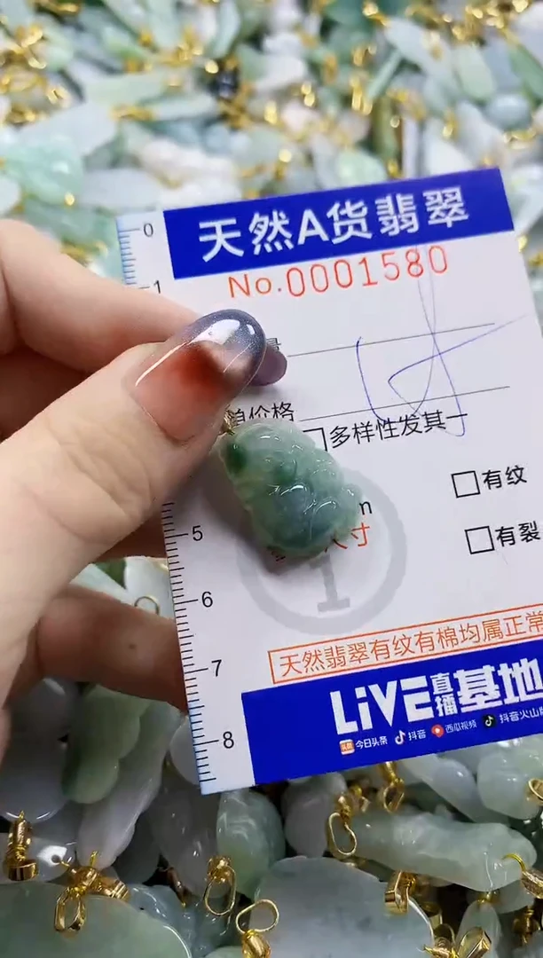 颈饰未镶嵌翡翠天然A货翡翠