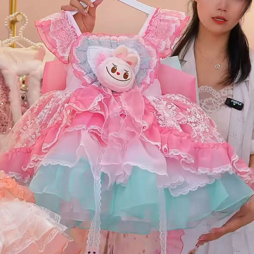 【甜心-拉布布】洛丽塔2025新款女童连衣裙