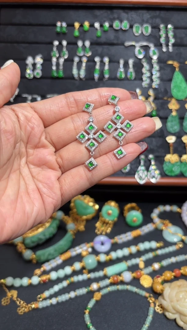 【闪购商品】翡翠颈饰银S925镶嵌蛋面/支持复检/一件