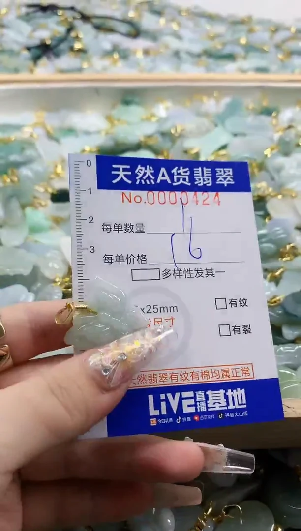 颈饰未镶嵌翡翠天然A货翡翠