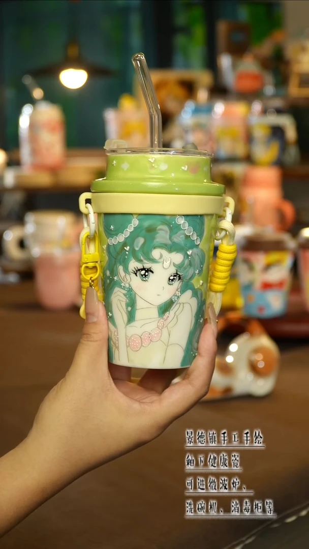 景德镇陶瓷手工手绘&A413