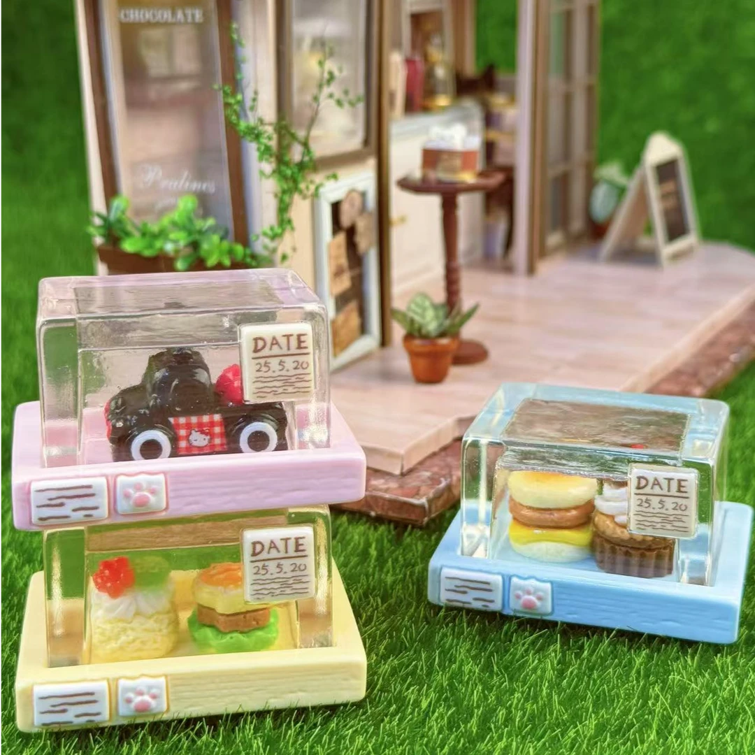 【开芯定制】便利店快餐盒 高品树脂仿真食玩 树脂DIY配件摆件