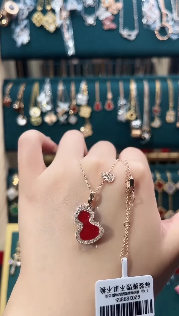 项链玛瑙18K金镶嵌18K金镶嵌 K玫葫芦