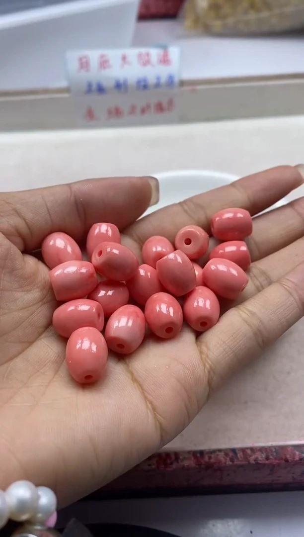 【闪购商品】拼合珍珠（马贝珠）颈饰未镶嵌x985女*王贝桶珠*6