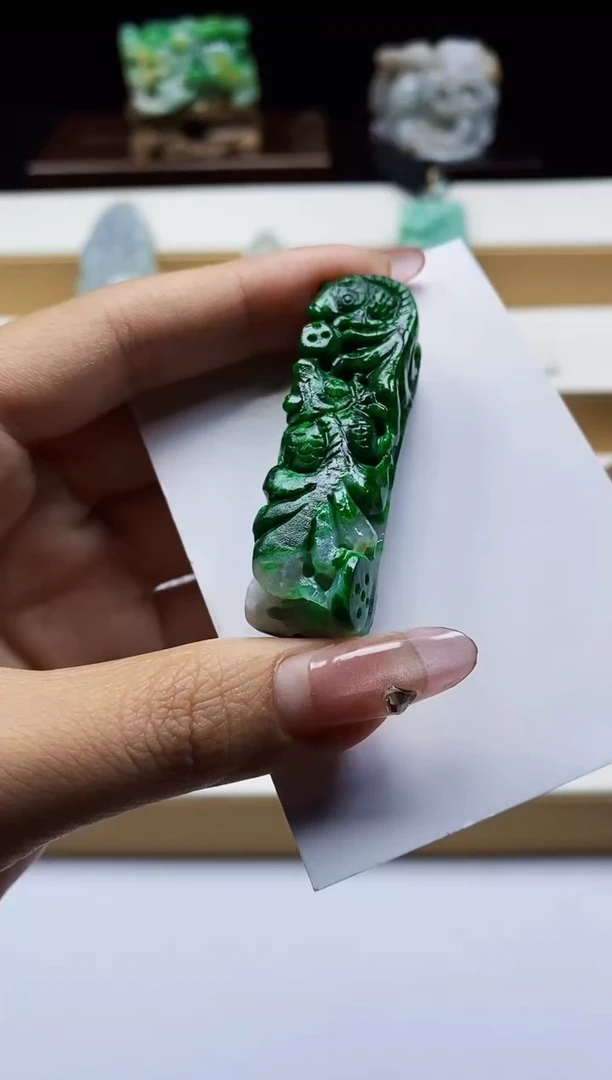 定制翡翠未镶嵌翡翠A货