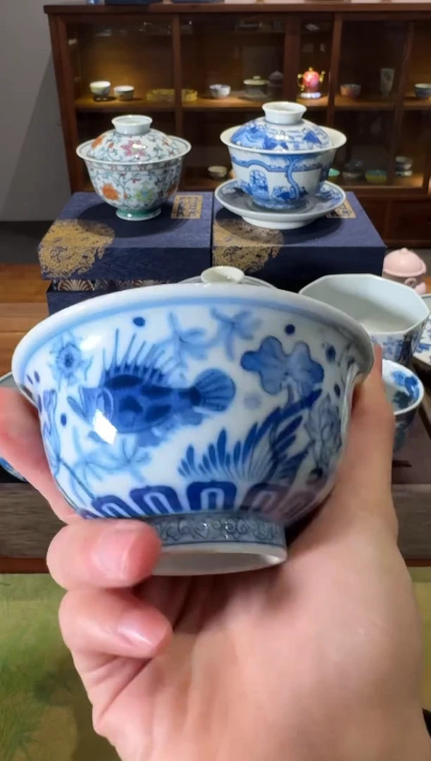 【闪购商品】杯钟家窑鱼藻压手