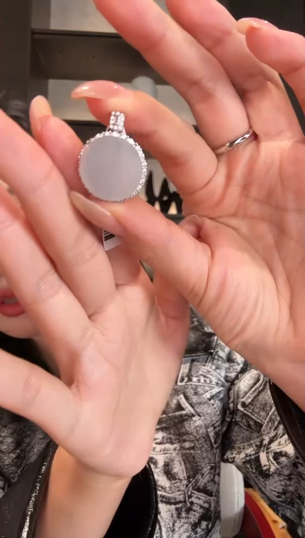 颈饰银S925镶嵌翡翠91