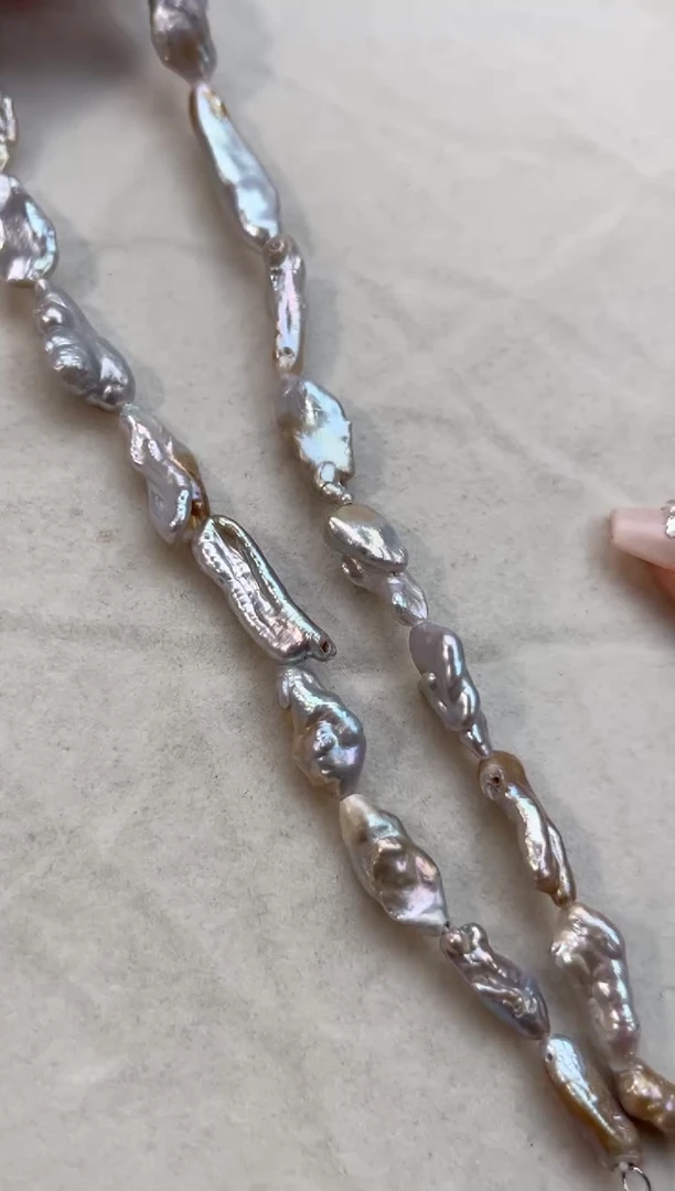 未镶嵌29淡水珍珠项链*巴洛克