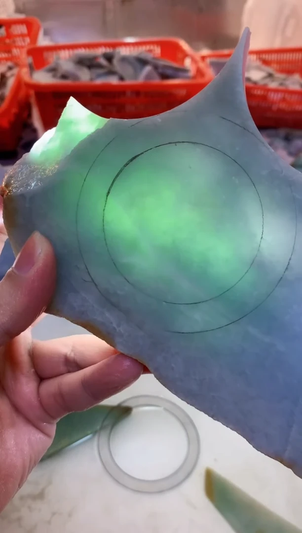 翡翠未镶嵌颈饰0朗0翡翠珠宝 452