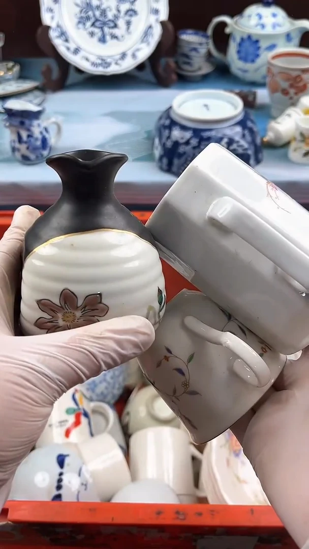 瓷片英歌瓷器满19.9包邮