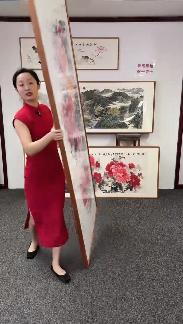 国画事事如意60*60手绘作品