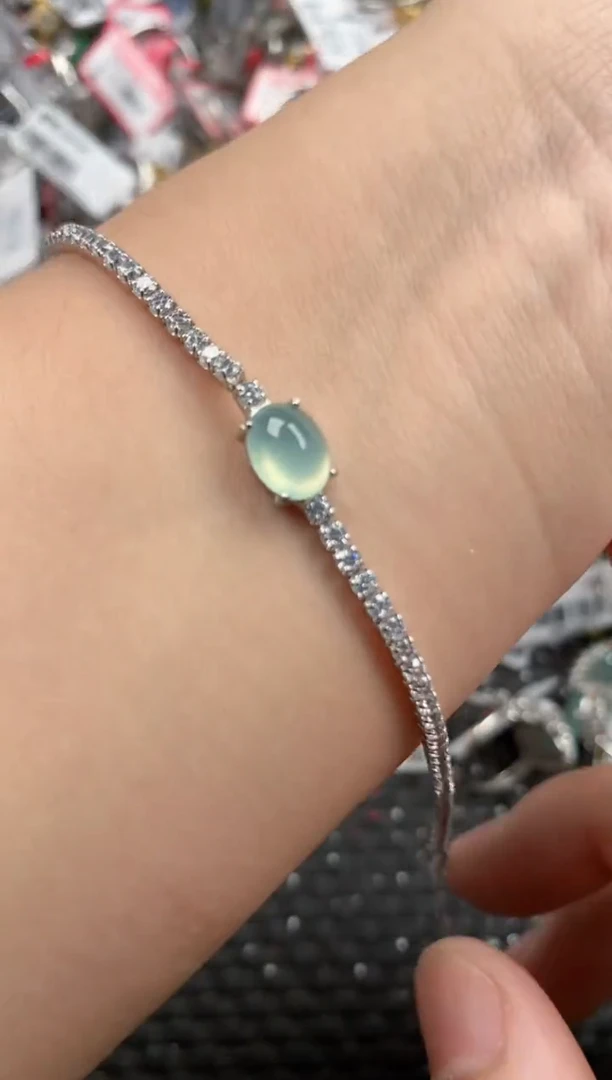 银S925镶嵌戒指翡翠111    7