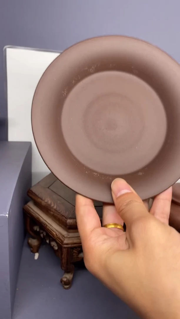 茶壶紫砂台西紫泥 壶承