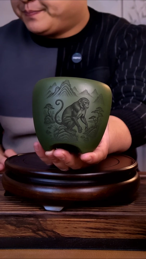 紫砂花盆紫砂花盆-内口8.5-8